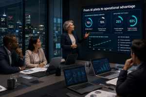 From AI Pilots to Operational Advantage: What Financial Services Leaders Need to Get Right Next